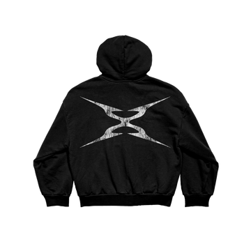 Moletom com zíper XTRANHO Preto