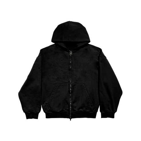 Moletom com zíper XTRANHO Preto